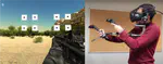 Give it another shot: Virtual Reality as a tool for assessing shooting performance under varying cognitive loads